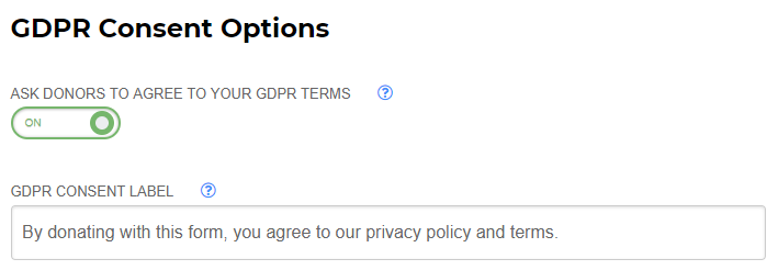 Enable GDPR