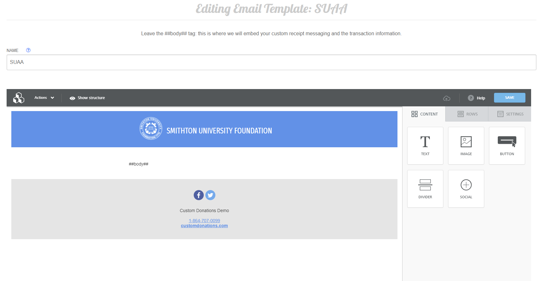 Email Template Builder